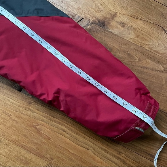 LL Bean Men’s Red & Grey Hooded Ski Parka - Picture 10 of 12